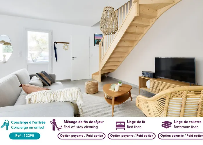 Hébergement de vacances Jolie Maison Pour 8 - 400m De La - Terrasse *