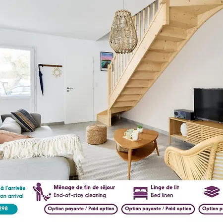 Vakantiehuis Jolie Maison Pour 8 - 400m De La - Terrasse *